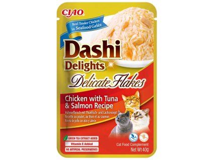 Inaba Cat Dashi Delicate flakes kura tuniak a losos40g