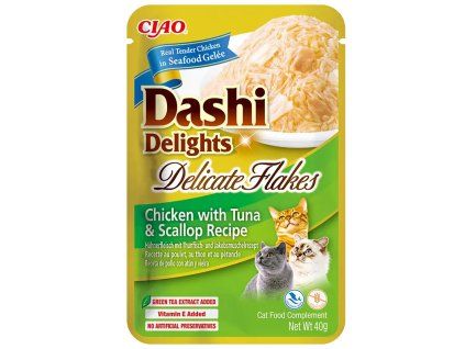 Inaba Cat Dashi Delicate flakes kura a tuniak a hrebenatka 40g
