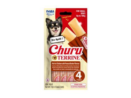 Inaba Churu Terrine Small Kura a arasidove maslo 60g