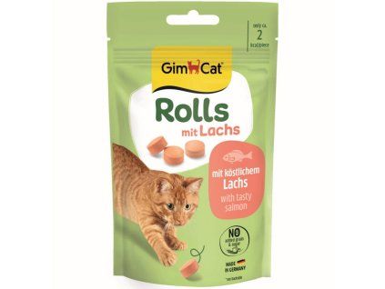 Gimcat Rolls Salmon 40g