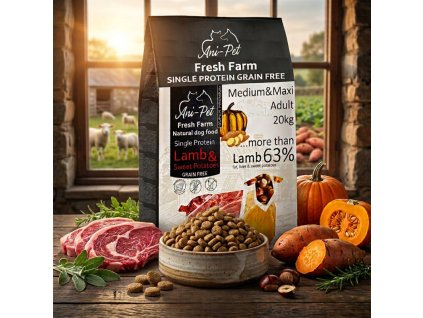 Fresh Farm Single Protein Lamb GF 20kg obal2