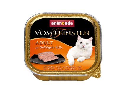 Animonda Vom Feinsten Adult - Hydina a teľacie 100g