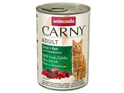 Animonda Carny Adult - Hovädzie, srnec a brusnice 400g