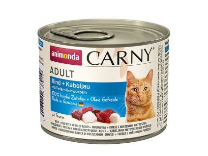 Animonda Carny Adult - Hovädzie, treska a petržlen 200g