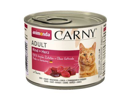 Animonda Carny Adult - Hovädzie a srdiečka 200g