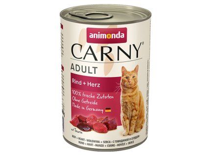 Animonda Carny Adult - Hovädzie a srdiečka 400g