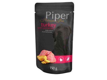 Piper Dog Platinum Pure - Morka a zemiaky 150g