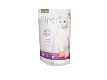 Piper Animals Sterilised Cat - Králik 100g