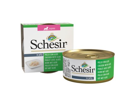 Schesir Puppy - Kuracie s aloe vera 150g