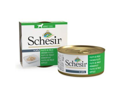 Schesir Dog Adult - Kuracie filety 150g
