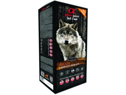 Alpha Spirit Complete Soft Dog Food - Multiprotein 9kg