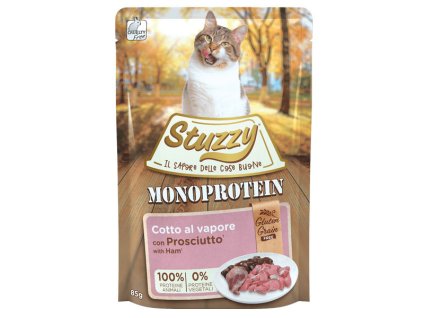 Stuzzy Cat Monoprotein GF - Šunka 85g