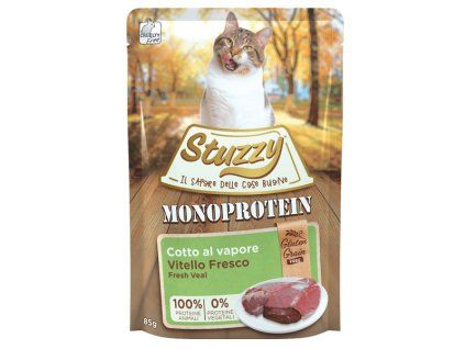 Stuzzy Cat Monoprotein GF - Teľacie 85g
