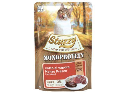 Stuzzy Cat Monoprotein GF - Hovädzie 85g