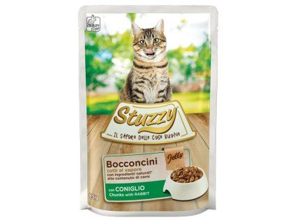 Stuzzy Cat Chunks - Králičie kúsky v želé 85g