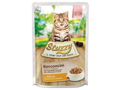 Stuzzy Cat Mačiatko Chunks - Kuracie kúsky v šťave 85g