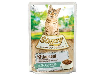 Stuzzy Cat Shreds - Trhané králičie mäso 85g