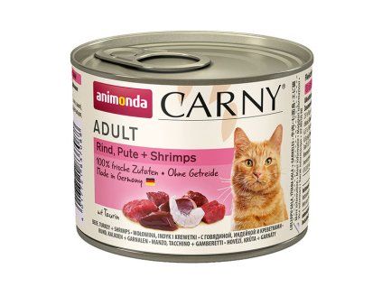 Animonda Carny Adult - Hovädzie, morka a krevety 200g