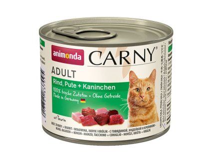 Animonda Carny Adult - Hovädzie, morka a králik 200g