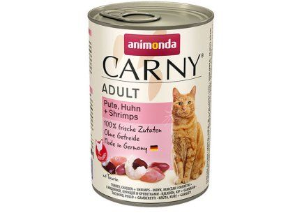 Animonda Carny Adult - Morka, kura a krevety 400g