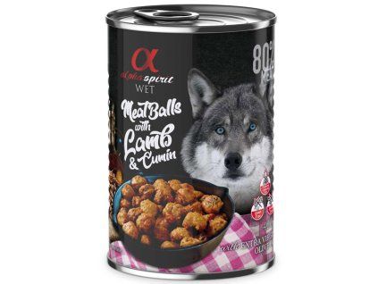 Alpha Spirit Meatballs - Jahňacie guľky s rímskou rascou 400g