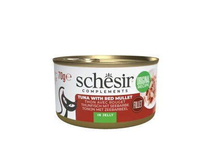 Schesir Cat Complements Tuniak a parmica v zele 70g