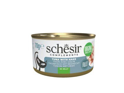 Schesir konzerva Tuniak a Hake 70g