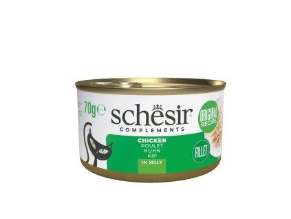 Schesir Cat Complements Kuracie v zele 70g