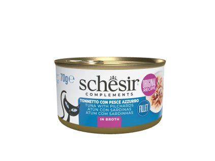 Schesir konzerva Tuniak a sardinky 70g