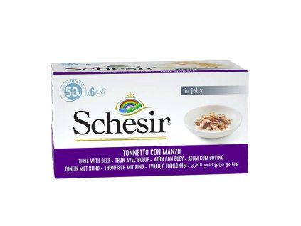 Schesir Multipack Tuniak a hovadzie 6x50g