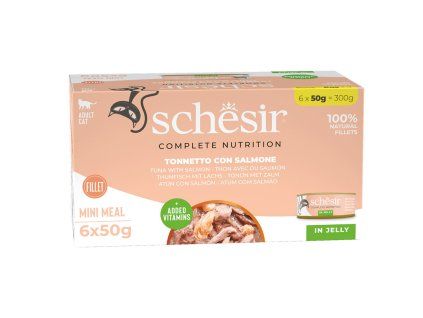 Schesir Tuniak s lososom 6x50g v želé