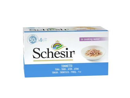 Schesir Multipack Tuniak vo vývare 6x50g