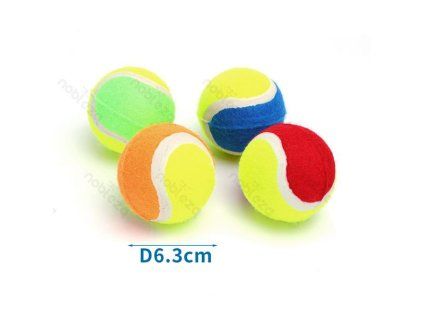 Gumená lopta pre psa Tennis - 6,3cm