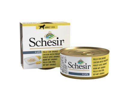 Schesir Dog Adult - Kuracie s ananásom 150g