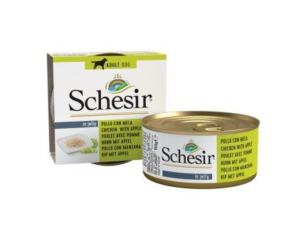 Schesir Dog Adult - Kuracie s jablkom 150g