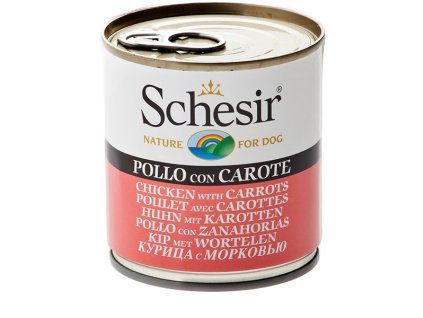 Schesir Dog - Kuracie s mrkvou 285g