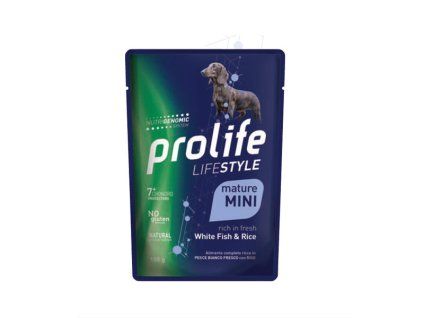 Prolife Dog Lifestyle Mature Mini - Biele druhy rýb s ryžou 100g
