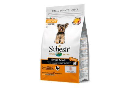Schesir Dog Small Adult - Kuracie s ryžou 800g