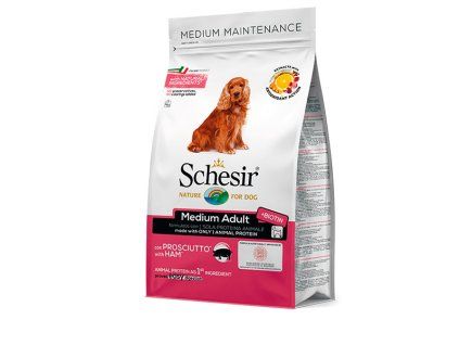 Schesir Dog Medium Adult - Bravčová šunka s ryžou 3kg