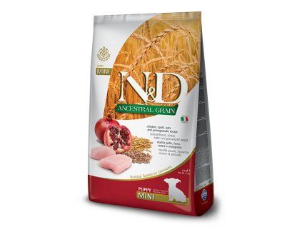 Farmina N&D Dog LG Puppy Mini - Chicken & Pomegrante 0,8 kg