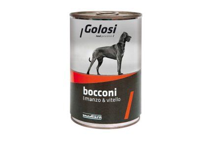 Golosi Bocconi - Hovädzie a teľacie s ryžou 400g