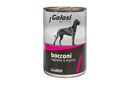 Golosi Bocconi - Jahňacie a hovädzie s ryžou 400g