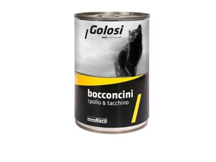 Golosi Bocconcini - Kuracie a morčacie s ryžou 400g