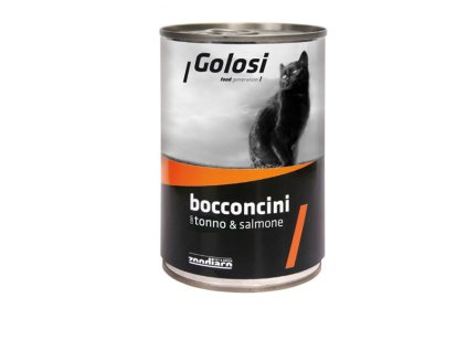 Golosi Bocconcini - Tuniak s lososom s ryžou 400g