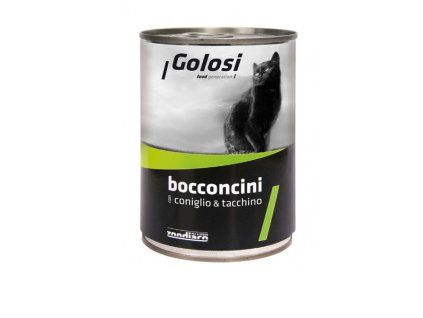Golosi Bocconcini - Králićie a morčacie s ryžou 400g