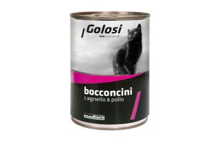 Golosi Bocconcini - Jahňacie a kuracie s ryžou 400g
