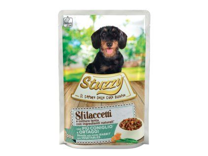 Stuzzy Dog Shreds - Trhené králičie so zeleninou 100g