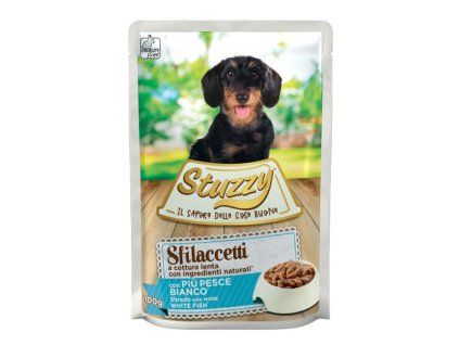 Stuzzy Dog Shreds - Trhané biele druhy rýb 100g