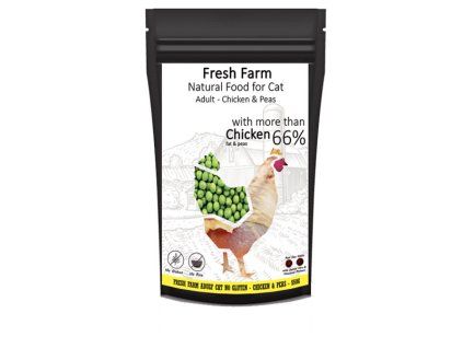 Fresh Farm No Gluten Cat Adult - Kuracie s hráškom 1,4kg