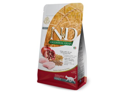 N&D Low Grain Cat Adult Chicken & Pomegranate 5kg